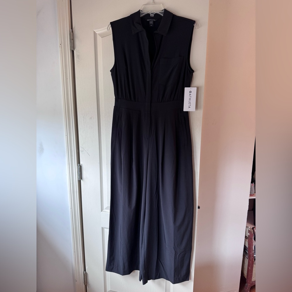 Athleta Brooklyn Heights Wide Leg Jumpsuit, NWT, 8P